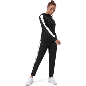 Lightweight <b>Packable</b> Stand Collar Tracksuit Women Polyester Blend Travel Friendly Zip <b>Jacket</b> Jogger Pants - Product Image 4