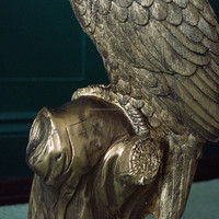 Antiker Gold Toucan Beistell tisch mit Glasplatte Wohnkultur Möbel für Wohnzimmer Möbel Einfache und attraktive Tische
