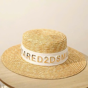 Bolso de Playa de Paja Hecho a Mano con Diseño Nuevo de Verano para Mujer, con Doble Asa, Decoración de Bordado de Caña de Bambú, Patrón de Cubo, Dragonex HB3 - Product Image 5