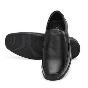 Chaussures habillées en cuir véritable pour hommes, chaussures de bureau formelles, en cuir de vachette souple, à lacets, confortables pour hommes - Product Image 5
