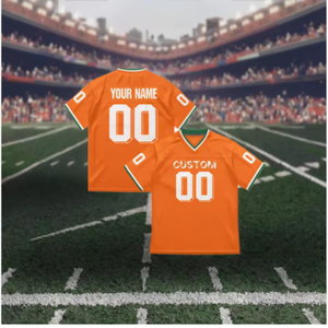 Uniforme Deportivo Personalizado al por Mayor, Camiseta de Fútbol Americano, Manga Corta, Verano, Unisex, Transpirable, Tallas Grandes - Product Image 2