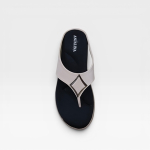 Chaussons compensés confortables et élégants pour femmes, tongs à coussinets souples, antidérapants, légers, pour usage quotidien intérieur et extérieur - Product Image 2