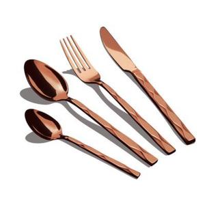 Ensemble de couverts en métal pour les fêtes, lavable au lave-vaisselle, acier inoxydable de qualité alimentaire, ensembles de couverts élégants, 5 pièces, design moderne - Product Image 5
