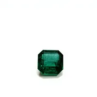 Emerald Alami 3.75 Cts Potongan Emerald Persegi Bersertifikat IGI Kualitas AAA+ Hijau Asal Zambia Kejernihan Tinggi Sadiya International