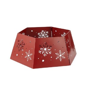 <b>Black</b> Iron Rectangular <b>Lanterns</b> With Christmas Decor For Home Decoration - Product Image 6