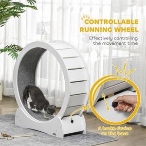 Cat Tree with <b>Exercise</b> <b>Wheels</b> Feline Fitness Product - Product Image 6