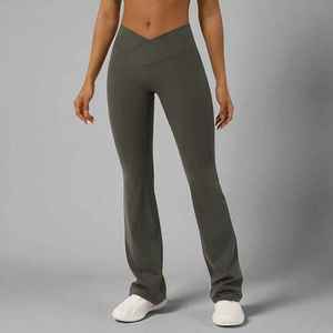 Leggings sans couture taille haute, effet push-up, extensibles, longueur intégrale, rose uni, pour le sport et le yoga - Product Image 6