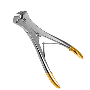 Cortador de Alambre Quirúrgico de Acero Inoxidable DETAIN IMPEX con Puntas Doradas, Instrumento Ortopédico Manual, Certificado CE Clase II - Product Image 1