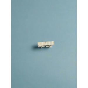 Mancuernillas de aleación plateadas con puntos en relieve y piedras |   Joyería Formal Elegante para Hombre, para Bodas y Fiestas |   Aniversario de Compromiso |   Accesorio de Regalo - Product Image 1