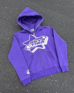 Sudadera con Capucha de Lujo para Hombre, Diseño de Corazones Cromados, Manga Larga, de Alta Calidad, Personalizable - Product Image 5