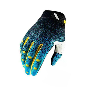 Guantes de Motocross Antideslizantes y Transpirables de Poliéster y Cuero Orgánico con Cierre de Velcro, Unisex, para Motociclismo, Carreras y Ciclismo MTB - Product Image 1