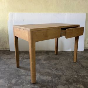 Commercial Grade Modern Teak <b>Office</b> <b>Desk</b> Natural Sanded Finish Two Drawers Executive Writing Table Direct Factory Supply - Product Image 5