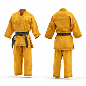 Tenue d'entraînement de karaté en tissu, combinaison de judo pour hommes et femmes, vente en gros, vêtements d'arts martiaux pas chers, uniformes de karaté unisexes - Product Image 5