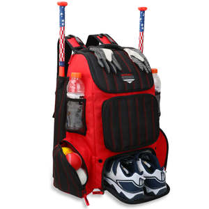 Sac à dos de baseball/softball durable 1680D pour jeunes et joueurs adultes, grand sac à dos de sport pour équipement de batte avec logo personnalisé - Product Image 4