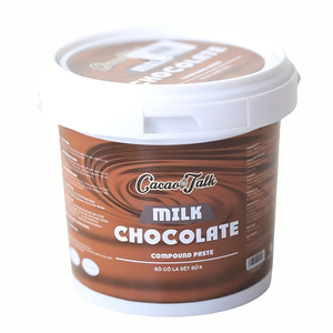 Factory Special Price Supplier HALAL OEM/ODM High Quality Bakery Biscuits Milk Compound <b>Chocolate</b> Liquid Paste Cocoa 1KG Hot - Product Image 1