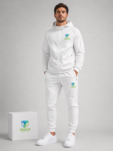 Custom Men Winter Hooded Printed Nylon Windbreaker <b>Jacket</b> and Shorts Tracksuit Set Full Zip-Up Quick Dry OEM Service 2026 - Product Image 4