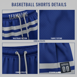 Maillot de basket authentique personnalisé avec logo d'équipe, impression numérique, broderie 3D, maillot d'entraînement unisexe à rayures fines - Product Image 4