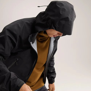 Veste coupe-vent matelassée en patchwork 100% polyester, respirante, style streetwear, pour la saison hivernale - Product Image 2