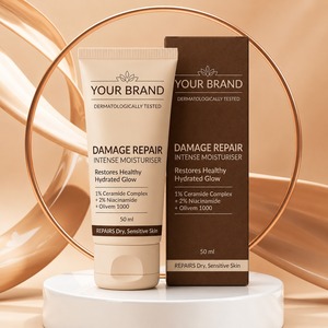 Crema Hidratante Facial Reparadora de Barrera Cutánea para Hidratación Profunda y Protección de la Piel, Suministro del Fabricante - Product Image 6