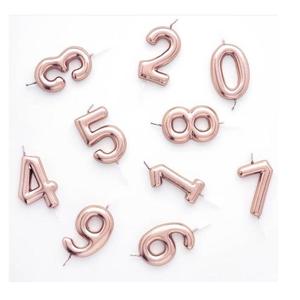 Bougies Chiffres Dorées Métalliques – Bougies d'Anniversaire Chiffres Métalliques - Product Image 1