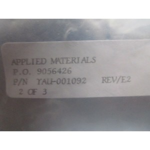 AMAT YAU-001092 WOLFE ENGR, 10980200, REV E2, 103580 - Équipements et pièces semi-conductrices d'occasion fiables à l'échelle mondiale - Product Image 3