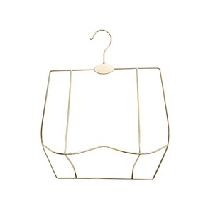 Porte-maillots de bain et bikinis pour femmes en acier moderne anti-rouille, couleur or rose, avec logo laser personnalisé, pour présentoir de magasin - Product Image 3
