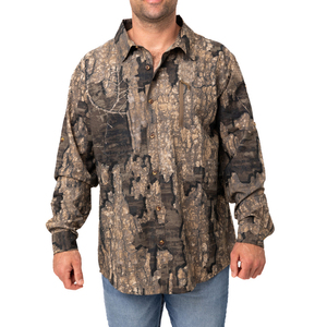 Chemise de chasse et de camping pour hommes, manches longues, camouflage, pour la nature - Product Image 3