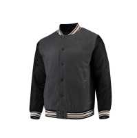 Vestes de mode matelassées avec doublure personnalisée, patchs en chenille, veste bomber universitaire pour hommes, veste de baseball coupe-vent en laine, veste varsity