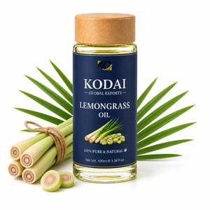 Aceite Esencial de Limoncillo de Tamil Nadu 100% Puro y Natural de Primera Calidad, Destilado al Vapor, para Aromaterapia y Cuidado Facial, Kodai Global Export - Product Image 1