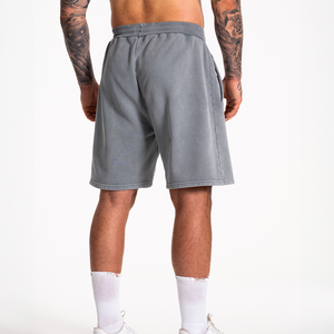 Shorts de sport décontractés taille haute 100 % coton avec logo personnalisé, écologiques, séchage rapide, respirants, côtelés, sans coutures, pour le yoga et le cyclisme - Product Image 5