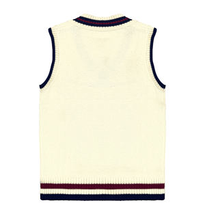 Nouveau Gilet Pull Tricoté Imperméable Personnalisé avec Logo OEM 2026 – Col V Sans Manches pour Homme, Idéal pour le Cricket et les Sports de Plein Air - Product Image 2