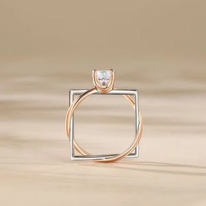 Luxury Moissanite Lab Grown Diamond <b>Statement</b> <b>Ring</b> <b>for</b> <b>Women</b> Iced Out Engagement Fashion Jewelry Gift <b>for</b> Birthday Party - Product Image 2