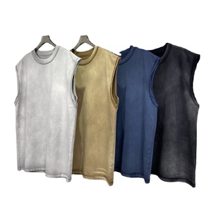 OEM Custom Logo Wholesale Cotton <b>Running</b> <b>Singlet</b> Muscle Athletic Shirts Sleeveless Fitness Wear Workout Men Gym Tank Top for Men - Product Image 1