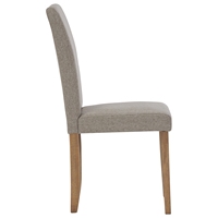 Silla de Comedor NUHOOM de Estilo Moderno de Mediados de Siglo, Tapizada en Tela, Patas de Madera, Precio Económico, Garantía de 1 Año, Uso Doméstico, Directo de Fábrica