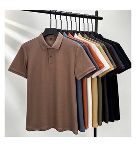Camiseta Polo Casual para Hombre de Alta Calidad al por Mayor, Súper Suave, de Algodón Texturizado, Manga Corta, con Etiqueta Personalizada - Product Image 2