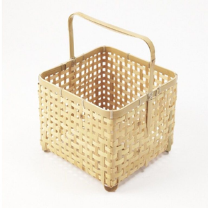 Vietnam Rectangle Sustainable Painted Bamboo <b>Basket</b> New Hand-braided Durable Nesting Storage <b>Basket</b> For Living Room & Kitchen - Product Image 5