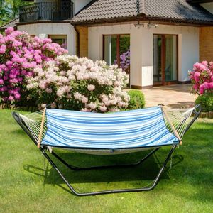 Struttura per amaca in acciaio resistente con ganci per appendere, per uso interno ed esterno - Product Image 6