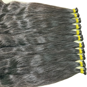 Cheveux humains vierges bruts en vrac, vente en gros de mèches de cheveux vietnamiens bruts provenant d'un fournisseur, double trame, Remy non traité, brut - Product Image 3