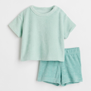 Ropa de Verano al por Mayor para Niños, Camiseta de Manga Corta para Bebés, Conjunto de Ropa para Niños - Product Image 4