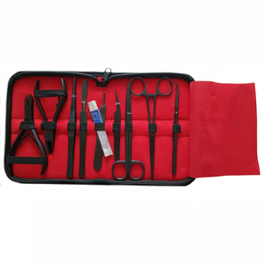 Ensemble d'instruments chirurgicaux 12 pièces en acier inoxydable, outils de dissection pour étudiants en médecine, formation en laboratoire, kits de dissection - Product Image 1