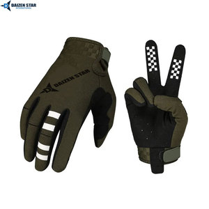DAIZEN STAR INTERNATIONAL Professional Summer Motocross Racing Gloves Lightweight Breathable Polyester Non-Slip Hook Loop - Product Image 2
