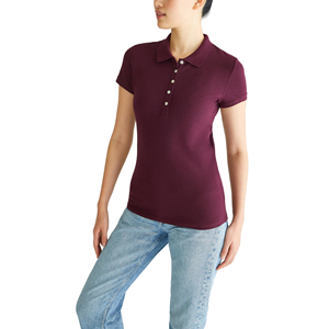 Activewear <b>Womens</b> Polo Shirts Short Sleeve Athletic Top For Lady Supportive Yoga Gym Wear Stretchable High Performance Shirts - Product Image 6