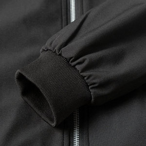 2026 New Arrival Bomber Jackets Custom Printing Long Sleeves Front Zipper Crew Neck Collar Breathable Bomber Jacket For Men's - Product Image 3