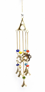 ระฆังทองเหลืองแท้คุณภาพดี รุ่น Om Ghanti สำหรับขึ้นบ้านใหม่ ระฆังลมทองเหลืองตกแต่ง ราคาถูกจากผู้ผลิต - Product Image 2