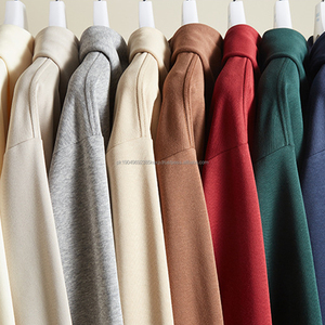 Custom Puff Print bordado Pullover 320gsm 100% algodón Unisex Satin Lined Mens Hoodies - Product Image 2