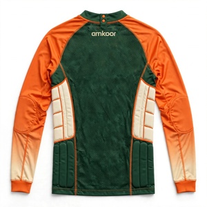 Maillot de baseball rembourré unisexe Amkoor, couleur personnalisée, maille en polyester respirante, motif géométrique, fermeture à boutons, sport adulte - Product Image 2