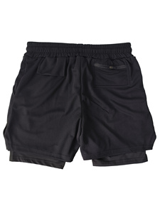 Multiple Colors <b>Three</b> <b>Quarter</b> 120Gsm Light Weight Quick Dry Unisex <b>Shorts</b> <b>Mens</b> Black Running <b>Shorts</b> - Product Image 2