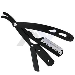 Navaja de Afeitar Clásica para Hombre, Maquinilla de Afeitar Recta de Acero Inoxidable, Cuchillas de un Solo Filo, Ligera - Product Image 6