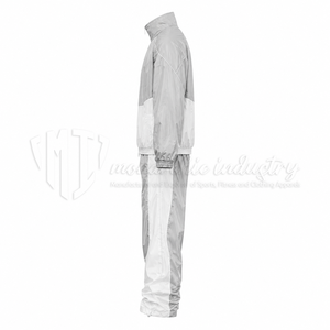 Unisex Lightweight <b>Polyester</b> <b>Tracksuit</b> Set Color Blocking Sporty Full Length Zipper Fly Side Pockets Spring Adult Breathable - Product Image 5