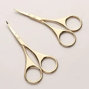 Wholesale Manicure <b>Scissor</b> Precise Curved Tip <b>Cuticle</b> <b>Scissor</b> Sharp Beauty Product Professional Stainless steel Round Hole - Product Image 1